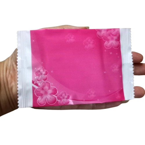 500 Cái Khăn Lạnh, Khăn Ướt Mini ( Màu Hồng) Cho Cơm Tấm, Thức Ăn Nhanh,....