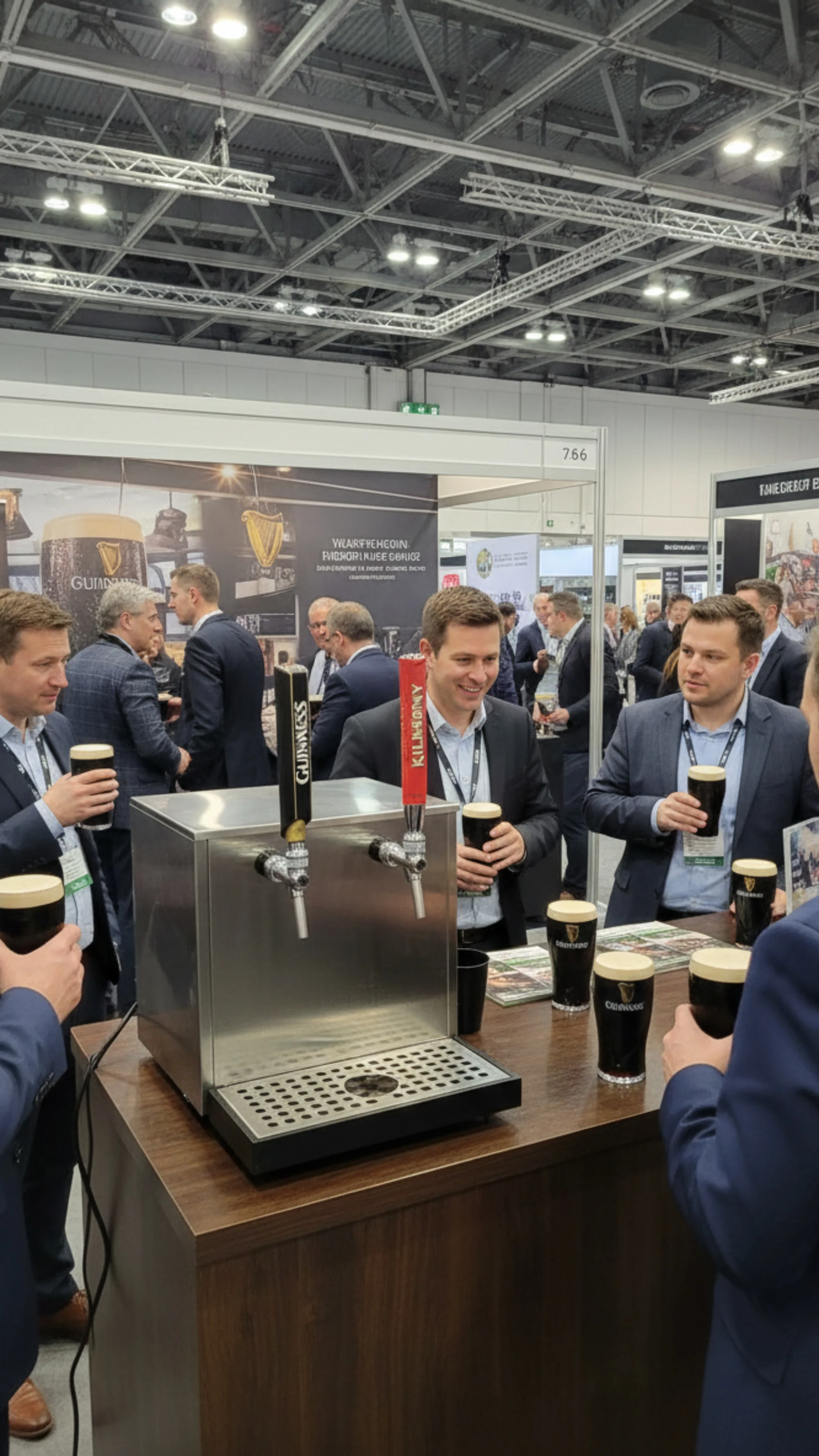 Custom Event Bars at a Trade Fair Exhibition