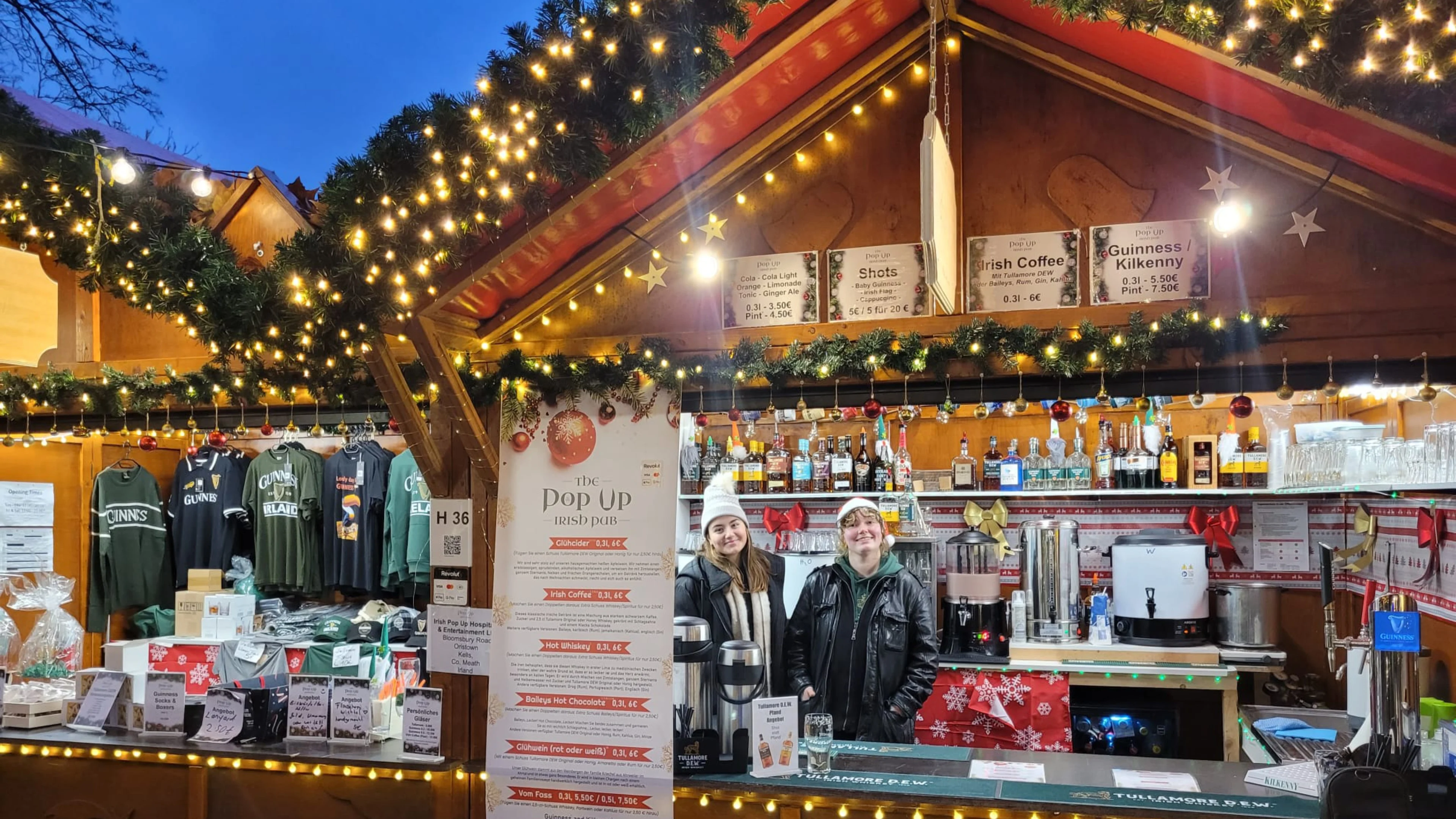 Custom Event Bars at Kiel Christmas Market 2024