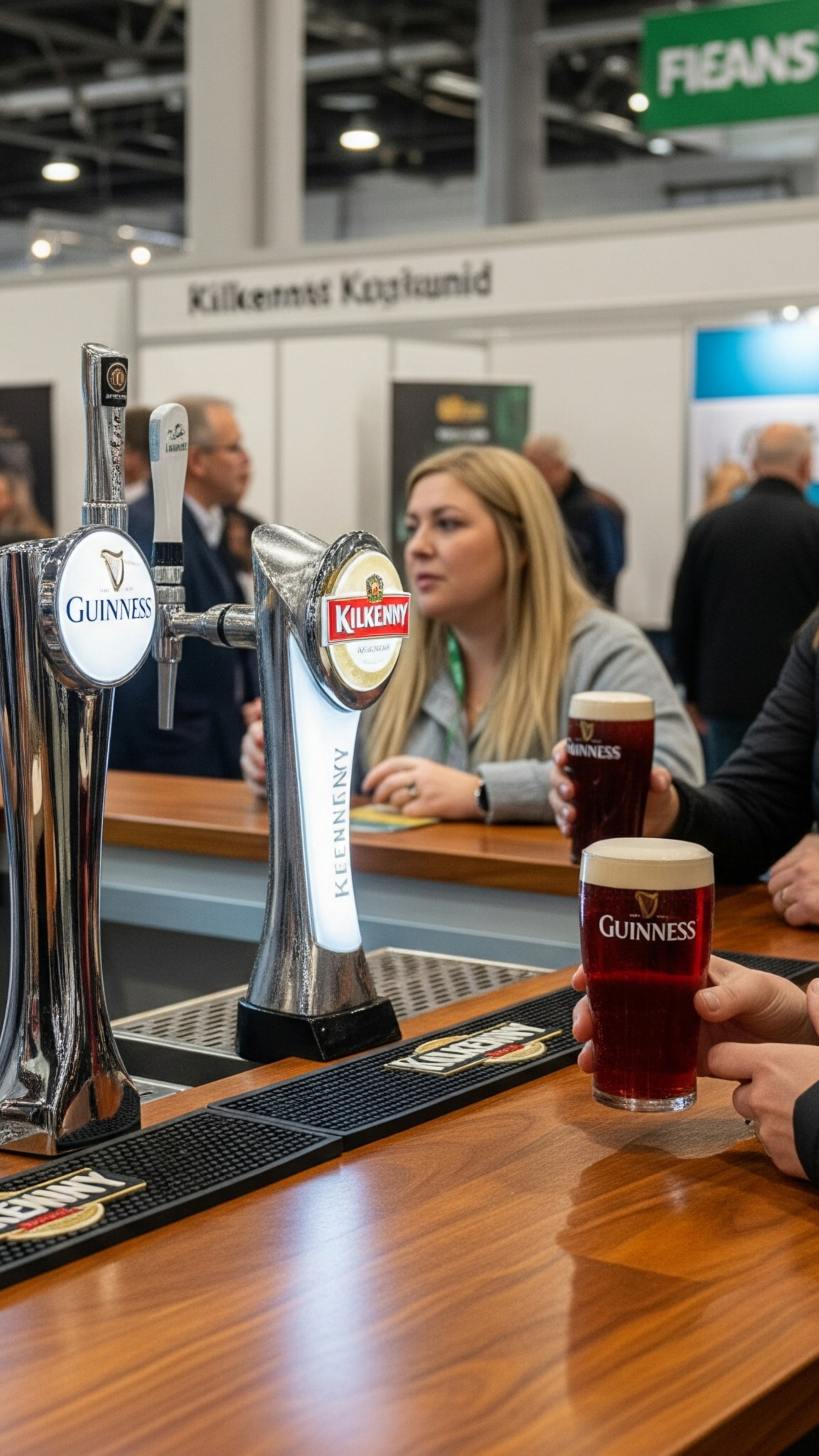 Custom Event Bars at a Trade Fair Exhibition