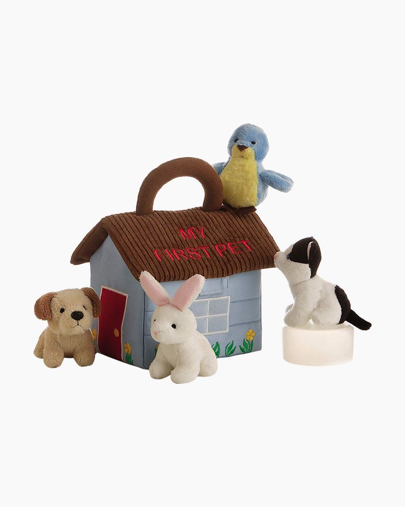 Aurora World My First Pet Stuffed Animals and Carrier Set | The Paper Store