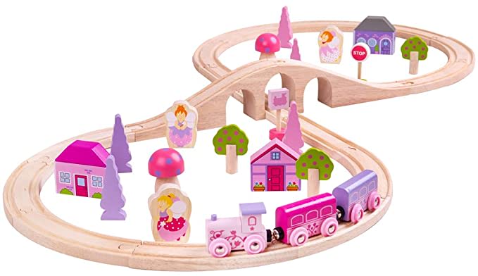 Bigjigs Rail Fairy Figure of Eight Train Set: Toys & Games