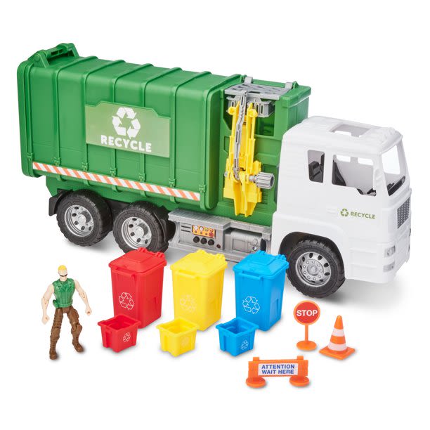 Kid Connection Recycling Truck Play Set, 11 Pieces - Walmart.com - Walmart.com