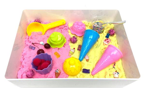 Ice Cream Sensory Bin – Young, Wild & Friedman