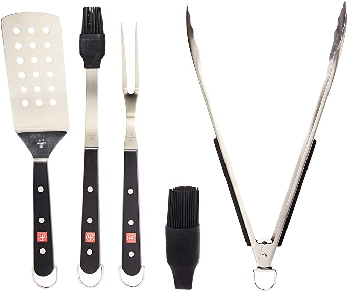 BBQ Set Cook's Tools, One Size, Black: Kitchen & Dining