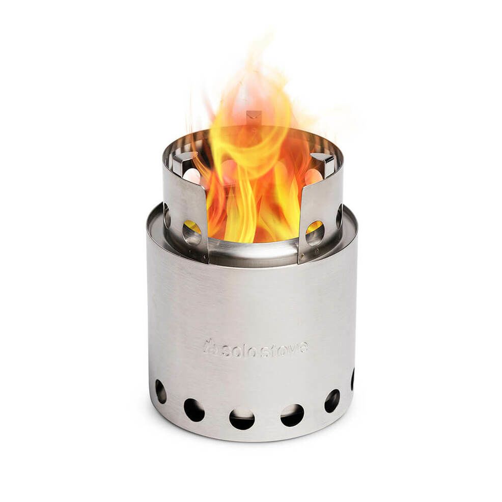 The Solo Stove Lite is a lightweight and compact wood burning stove designed to minimize your footpr