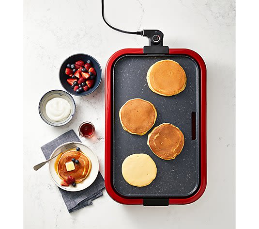 Good Housekeeping 19"x 11" Family Style Electric Griddle - QVC.com