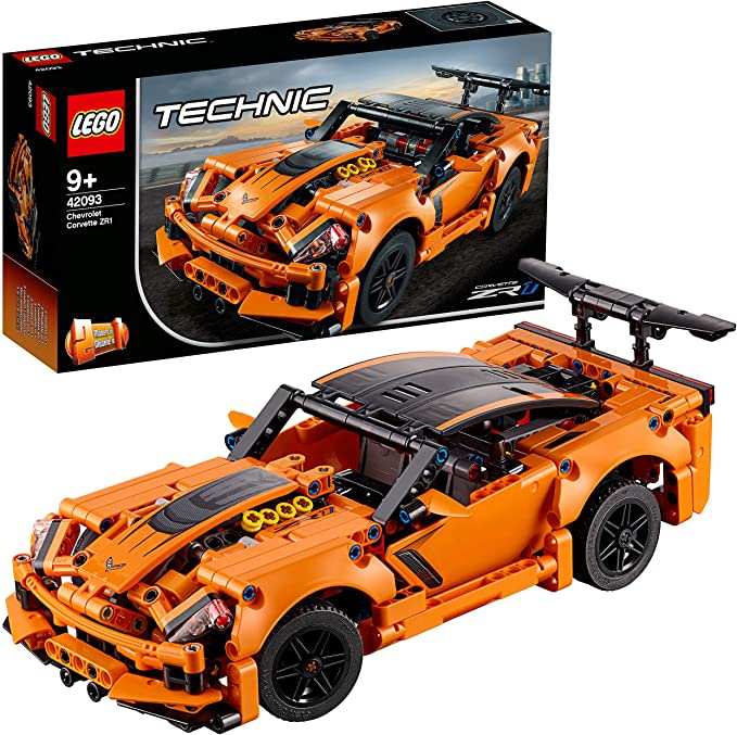 LEGO Technic Chevrolet Corvette ZR1 42093 Building Kit (579 Pieces): Toys & Games