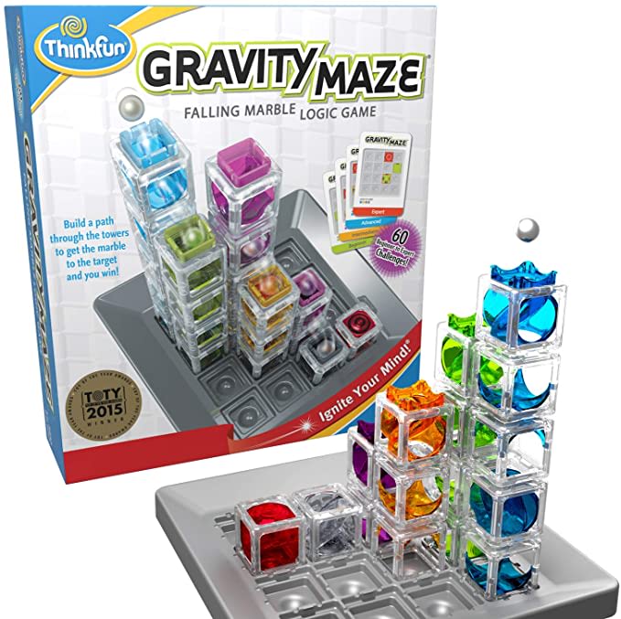 ThinkFun Gravity Maze Marble Run Brain Game and STEM Toy for Boys and Girls Age 8 and Up