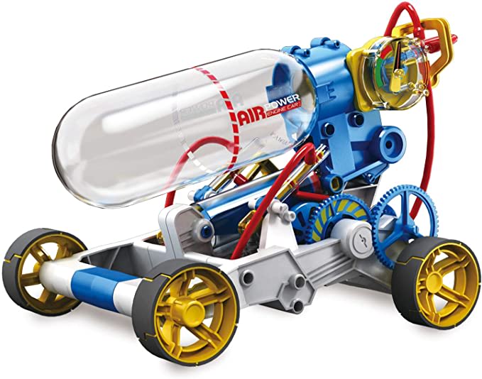 Elenco Teach Tech “Air Screamer”, Compressed Air Powered Racing Vehicle, STEM Building S