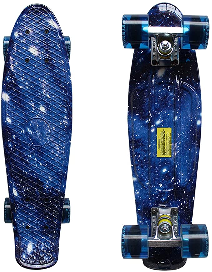 Rimable Complete 22 Inches Skateboard Galaxy3 : Sports & Outdoors