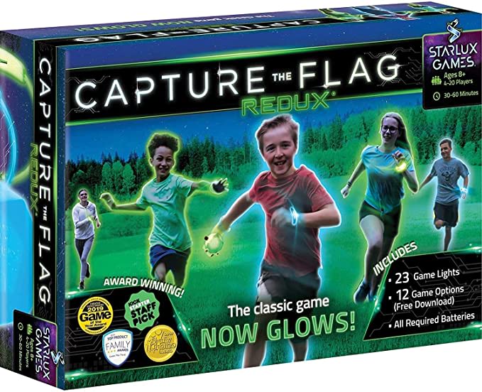 Capture The Flag Redux: The Original Glow-in-The-Dark Outdoor Game for Birthday Parties,