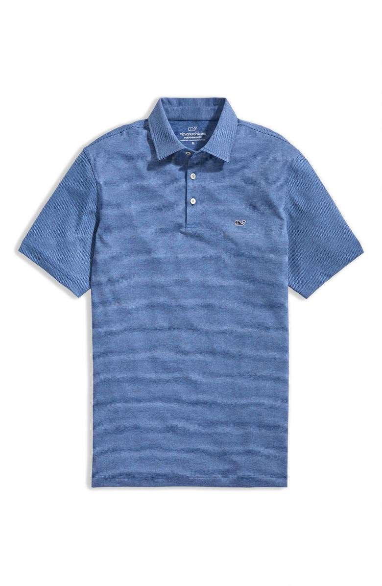 vineyard vines Jean Stripe Sankaty Performance Polo | Nordstrom