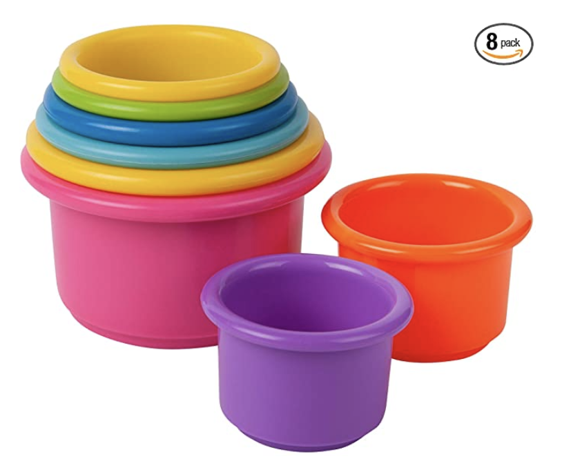 Amazon.com: The First Years Stack Up Cup Toys : Toys & Games