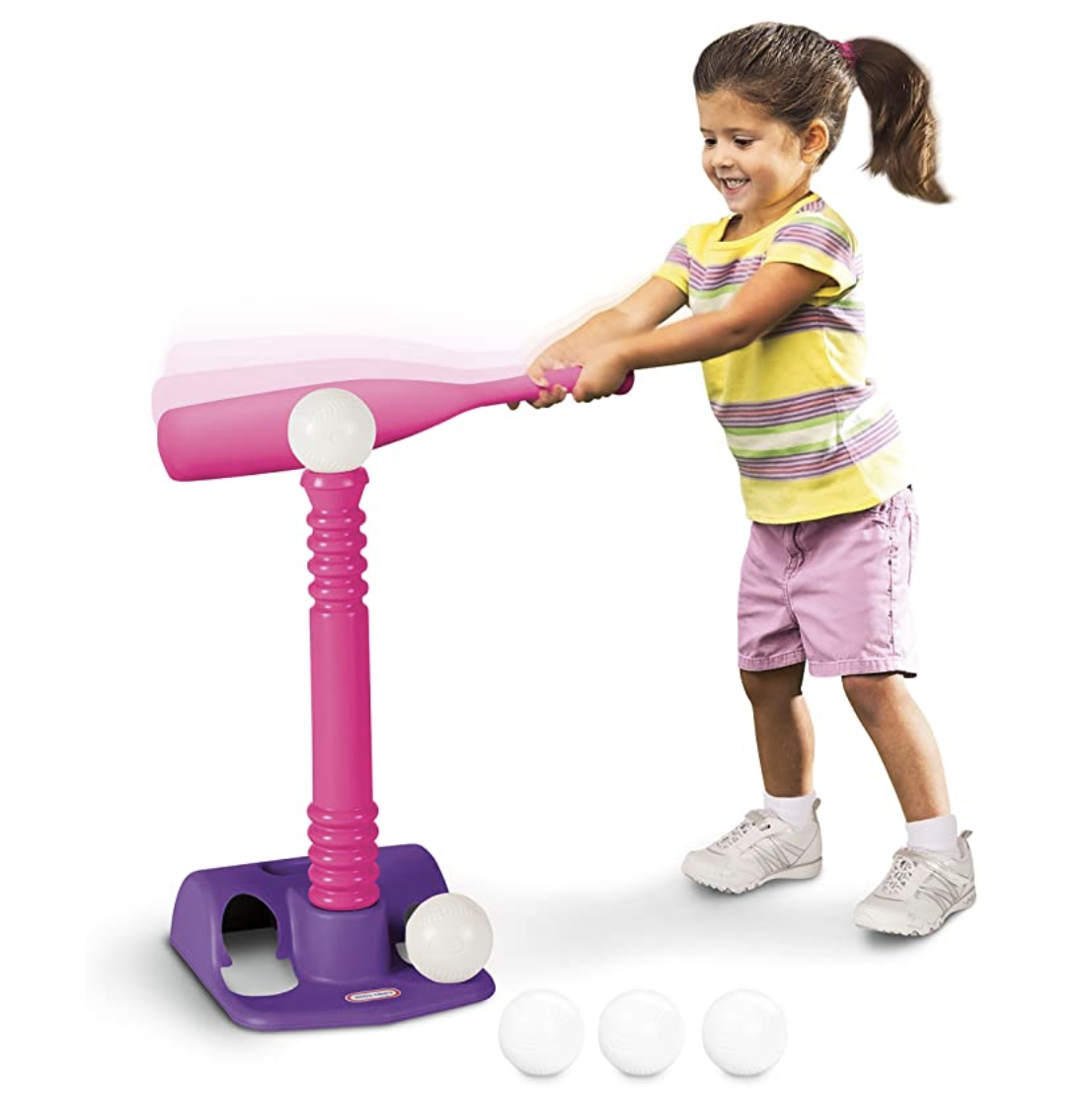 Little Tikes T-Ball Set (Pink) w/5 Balls (Amazon Exclusive) 