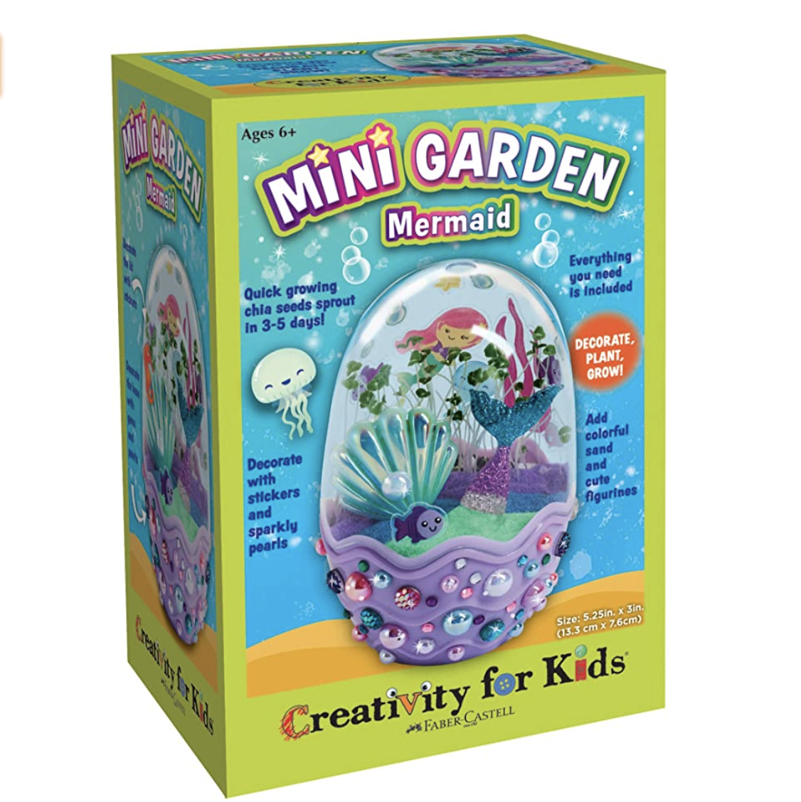 Amazon.com: Creativity for Kids Mini Garden - Mermaid Terrarium – Mermaid Gifts for Girls and Boys :