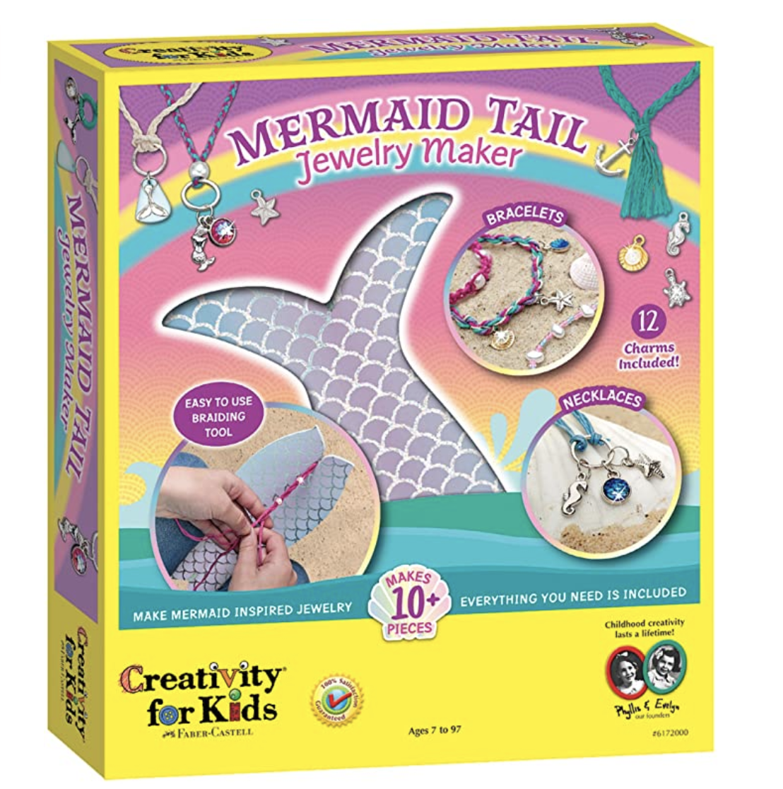 Amazon.com: Creativity for Kids Mermaid Tail Jewelry Maker - Create 10+ Jewelry Pieces : Everything 