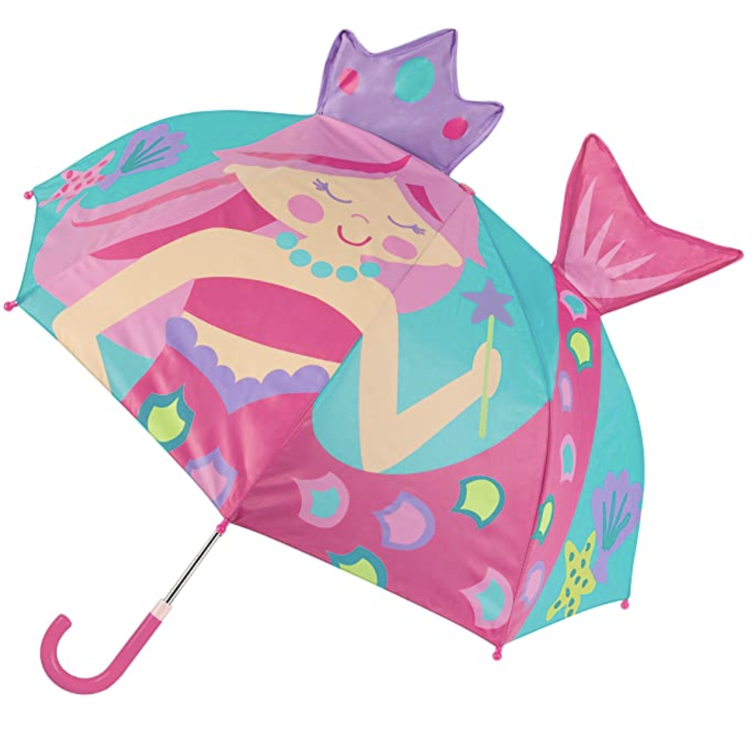 Amazon.com: Stephen Joseph Kids Pop Up Umbrella, Pink Mermaid : Clothing, Shoes & Jewelry