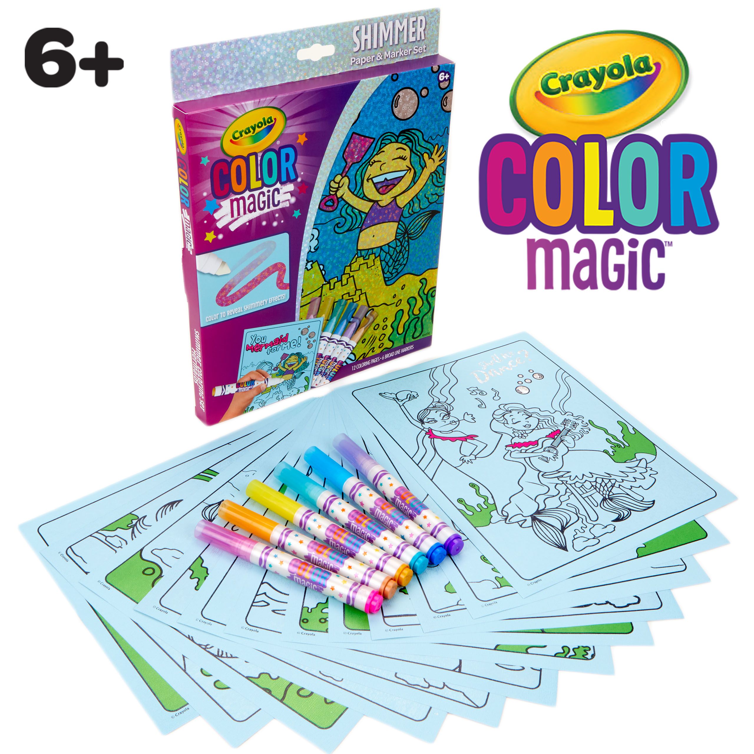 Crayola Color Magic Shimmery Mermaids - Walmart.com