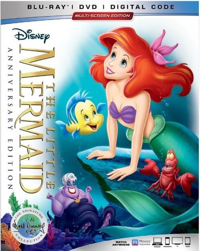 The Little Mermaid (The Walt Disney Signature Collection) (Anniversary Edition) (Blu-ray + DVD + Dig