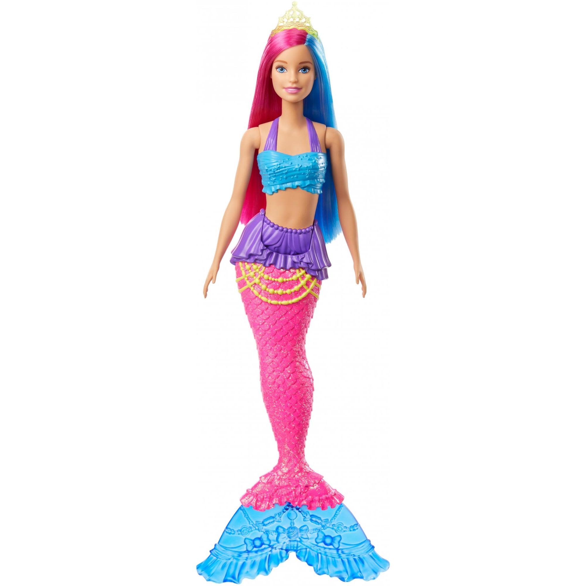 Barbie Dreamtopia Mermaid Doll, 12-Inch, Pink And Blue Hair - Walmart.com