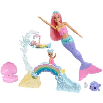 Barbie Dreamtopia Mermaid Nursery Playset And Dolls : Target