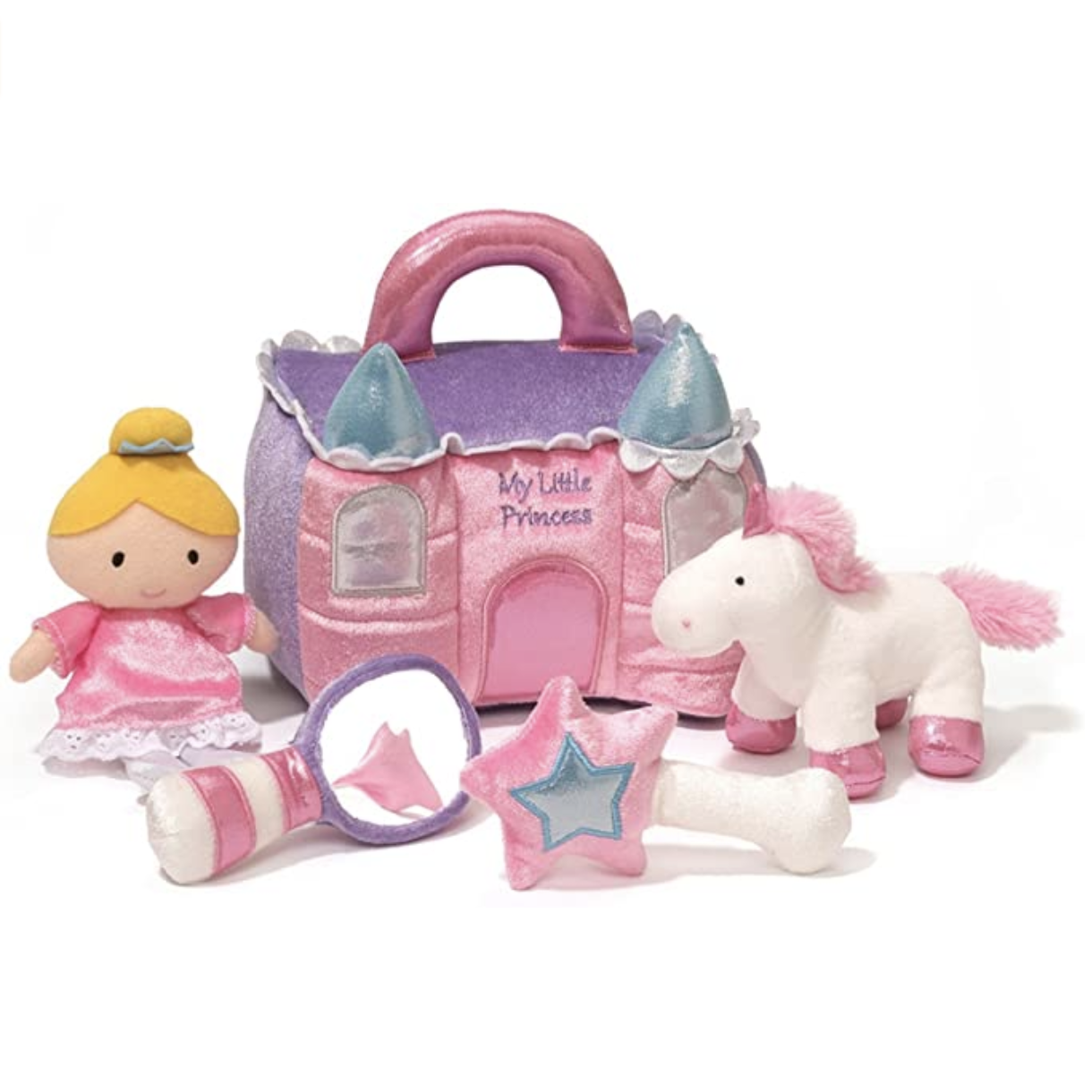 Amazon.com: Baby GUND Princess Castle Stuffed Plush Playset, 8" : Toys & Games