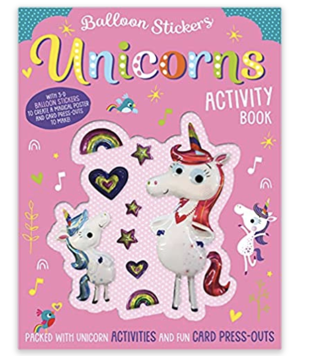 Unicorns Activity Book (Balloon Stickers): Make Believe Ideas Ltd., Lynch, Stuart: 9781788436687: Am