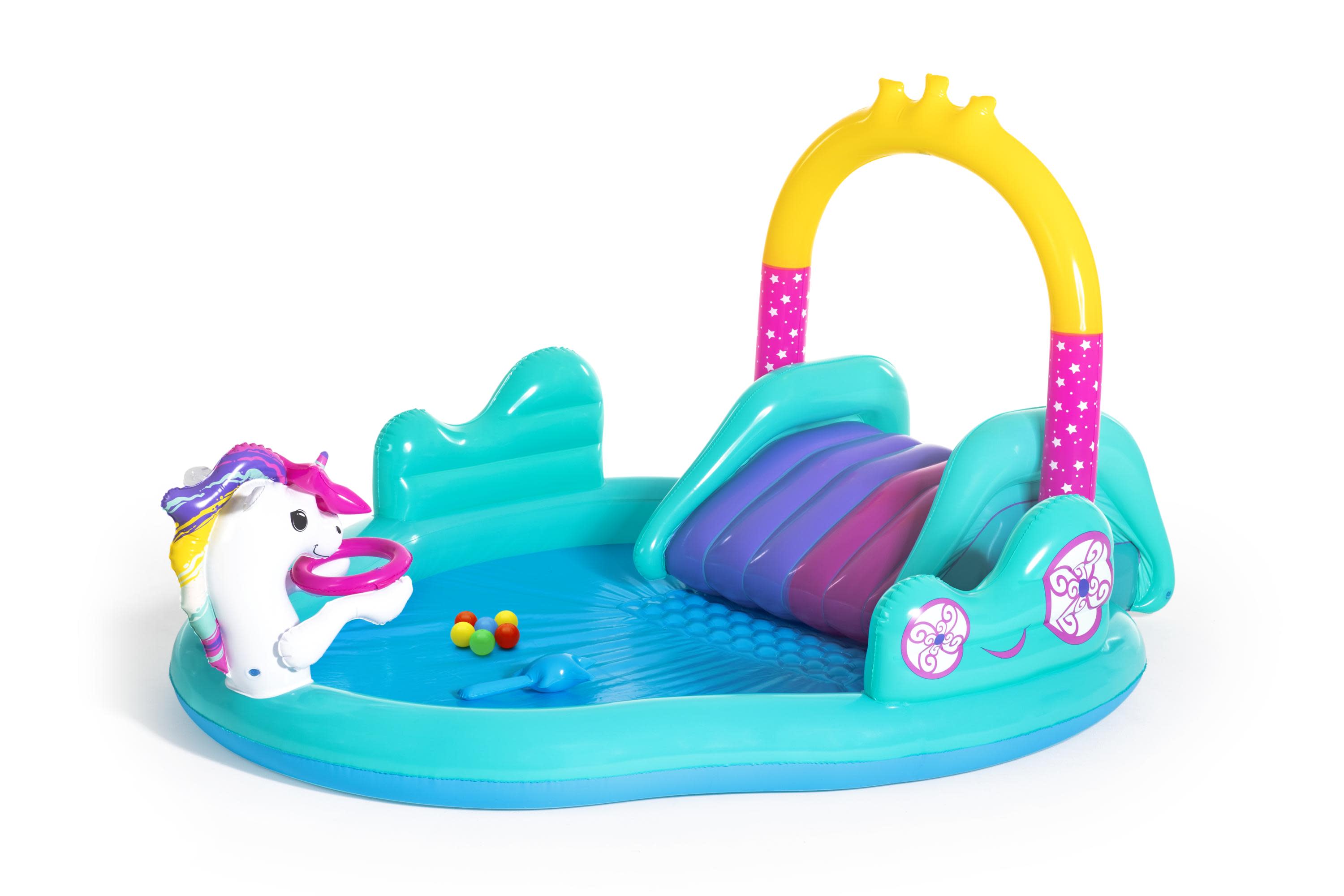H2OGO! Magical Unicorn Carriage Play Pool Center - Walmart.com