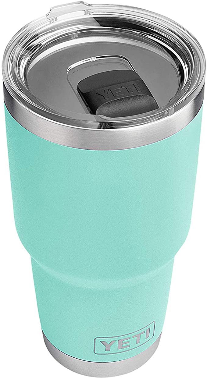 Amazon.com: YETI Rambler 30 oz Stainless Steel Vacuum Insulated Tumbler w/MagSlider Lid, Seafoam : H