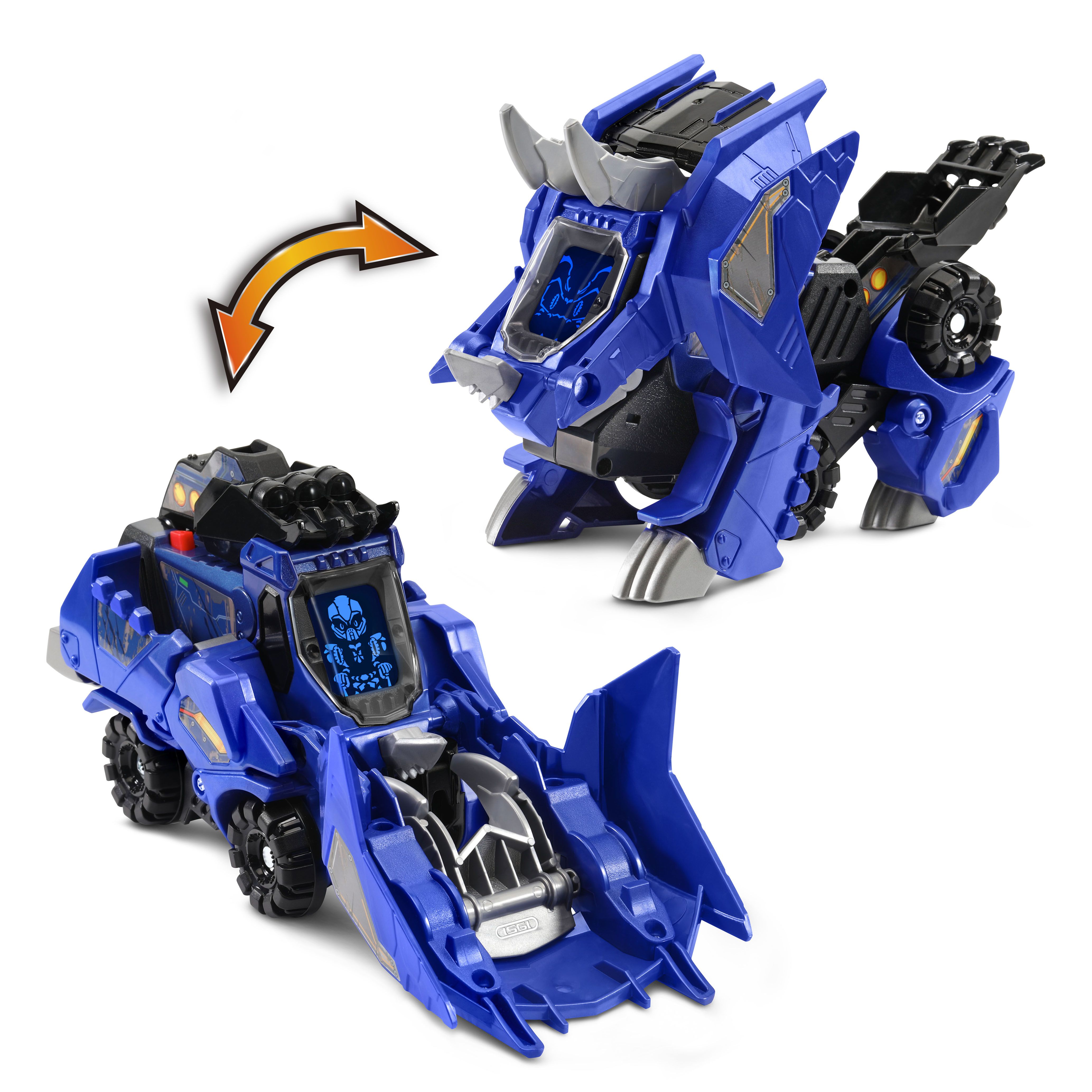 VTech Switch and Go Triceratops Bulldozer Transforming Dino to Vehicle - Walmart.com
