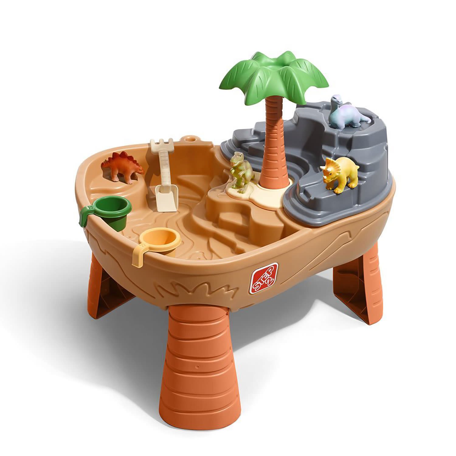 Step2 Dino Dig Sand & Water Table with Dinosaur Accessory Set - Walmart.com
