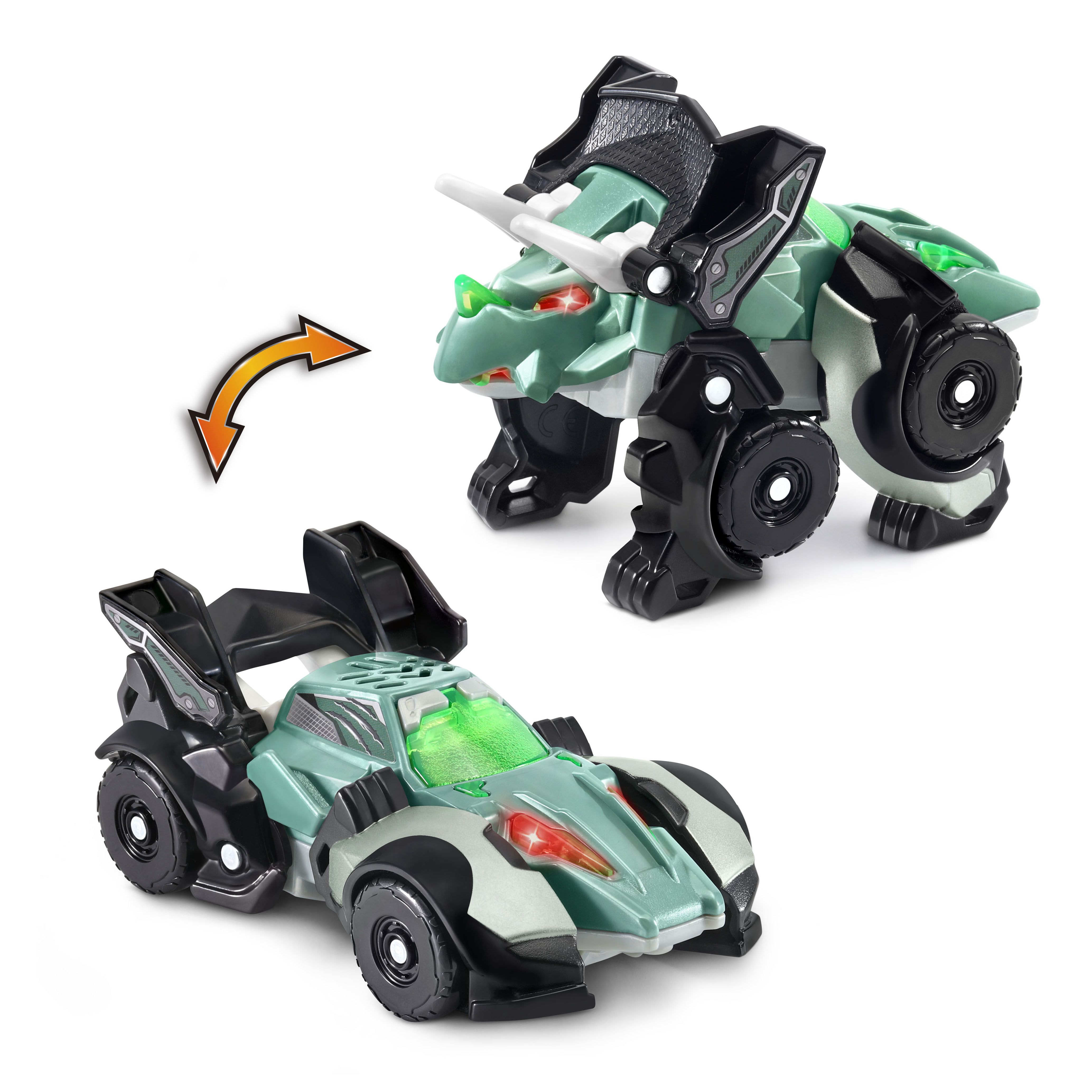 VTech Switch and Go Triceratops Racer Transforming Dino to Vehicle - Walmart.com