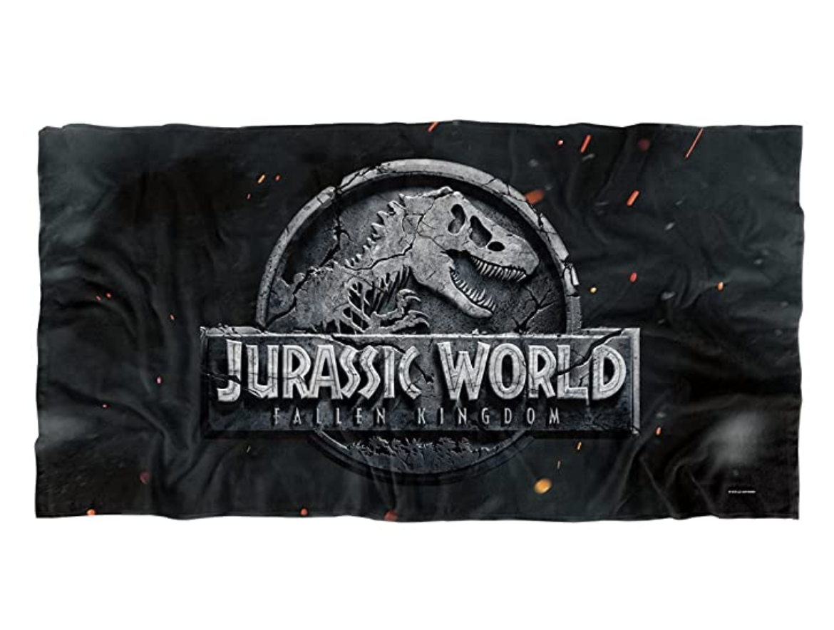 Amazon.com: Jurassic World Fallen Kingdom Logo Beach Towel 30" X 60" : Home & Kitchen