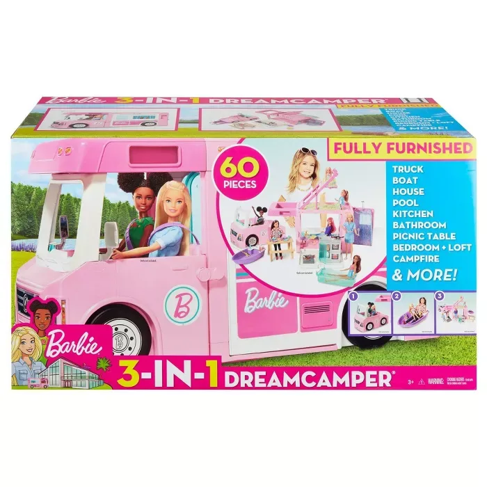 Barbie 3-in-1 Dream Camper Playset : Target