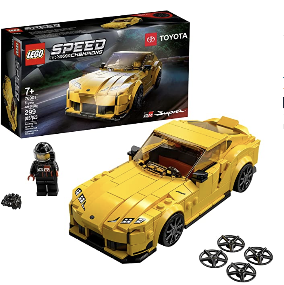 Amazon.com: LEGO Speed Champions Toyota GR Supra 76901 Toy Car Building Toy; Racing Car Toy for Kids