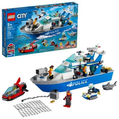 Lego City Police Patrol Boat Building Kit 60277 : Target