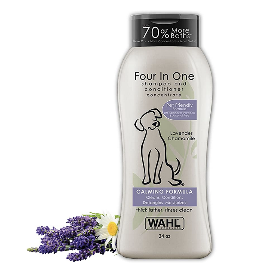 Pet Shampoos Plus Conditioners : Amazon.com: Wahl 4-in-1 Calming Pet Shampoo – Cleans, Conditions, D