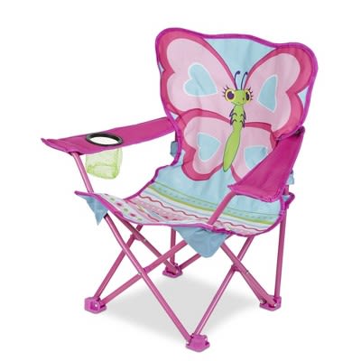 Melissa & Doug Sunny Patch Cutie Pie Butterfly Folding Lawn And Camping Chair : Target