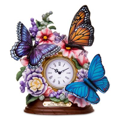 Time Heals All, But Love Never Fades Floral Clock Inspired By The Artistry Of Lena Liu Featuring Car