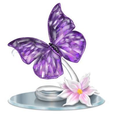 Whispers Of The Amethyst Crystalline Butterfly Figurine Inspired By The Art Of Artist Blake Jensen F