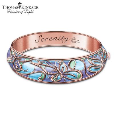 Bracelet: Thomas Kinkade Serenity Copper Wellness Bracelet