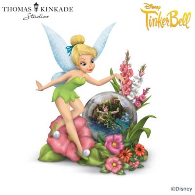 Disneys A Magical Pixie Land Hand-Painted Tinker Bell Figurine Collection Featuring Peter Pan Artist