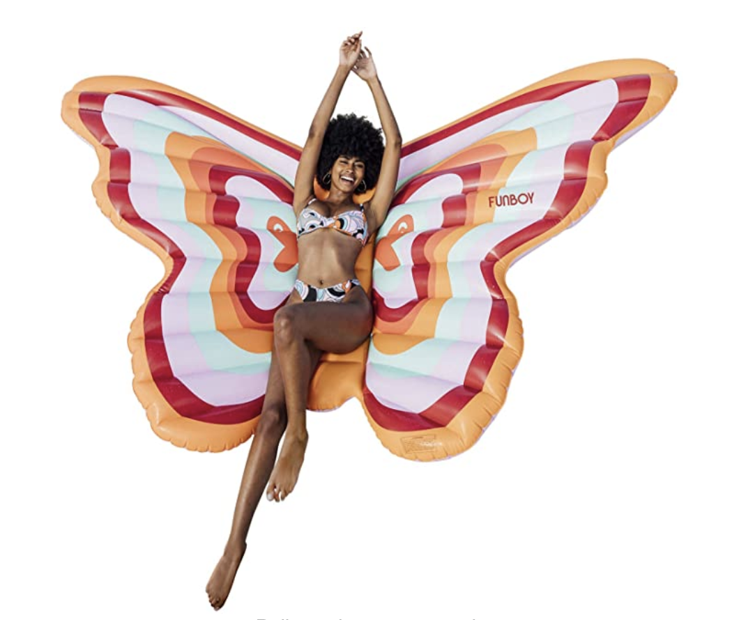 Amazon.com : FUNBOY Giant Inflatable Luxury Butterfly Pool Float, Perfect for a Summer Pool Party : 