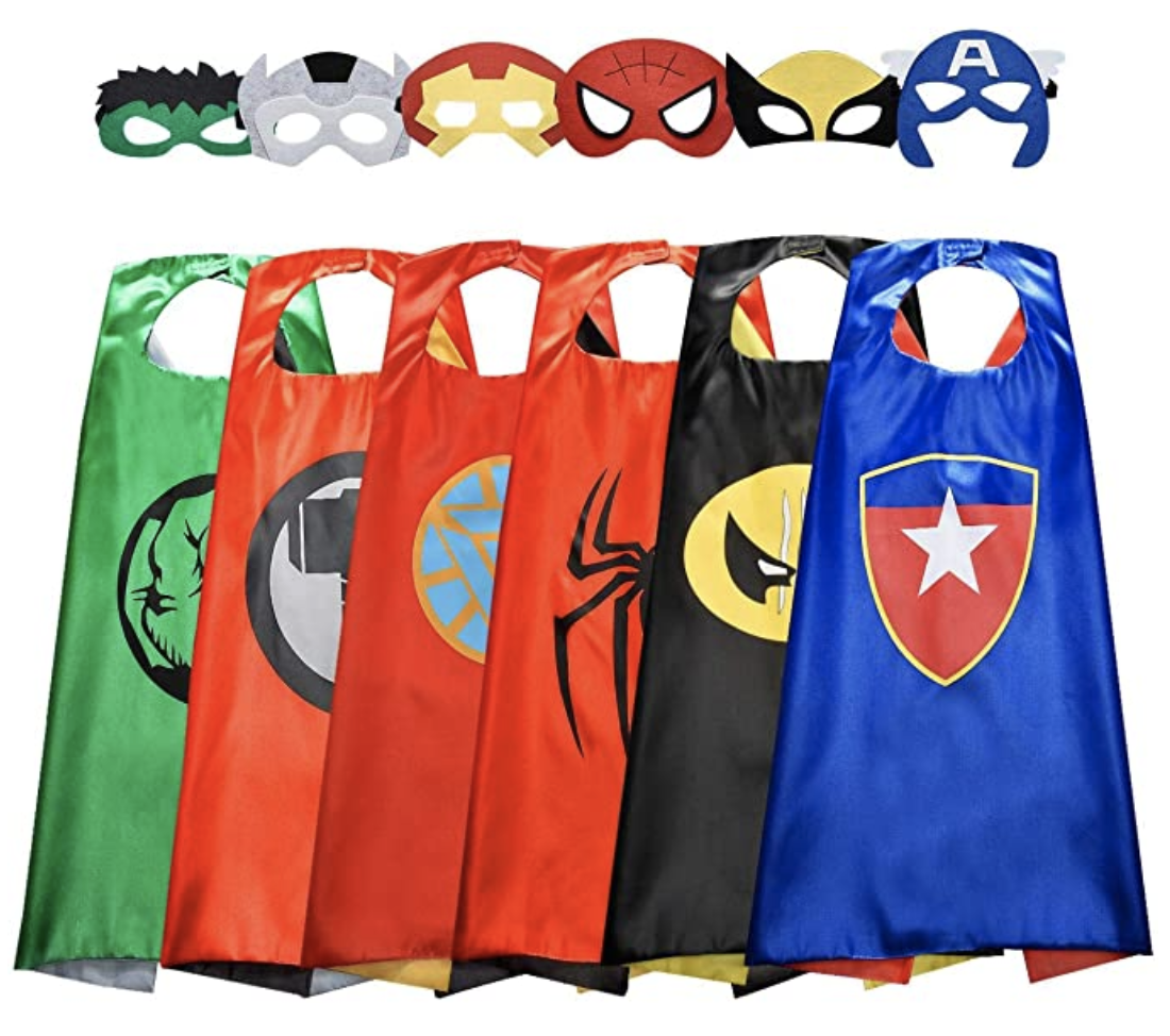 Amazon.com: ROKO Superhero Capes for Kids Cool Halloween Costume Cosplay Festival Party Supplies Fav