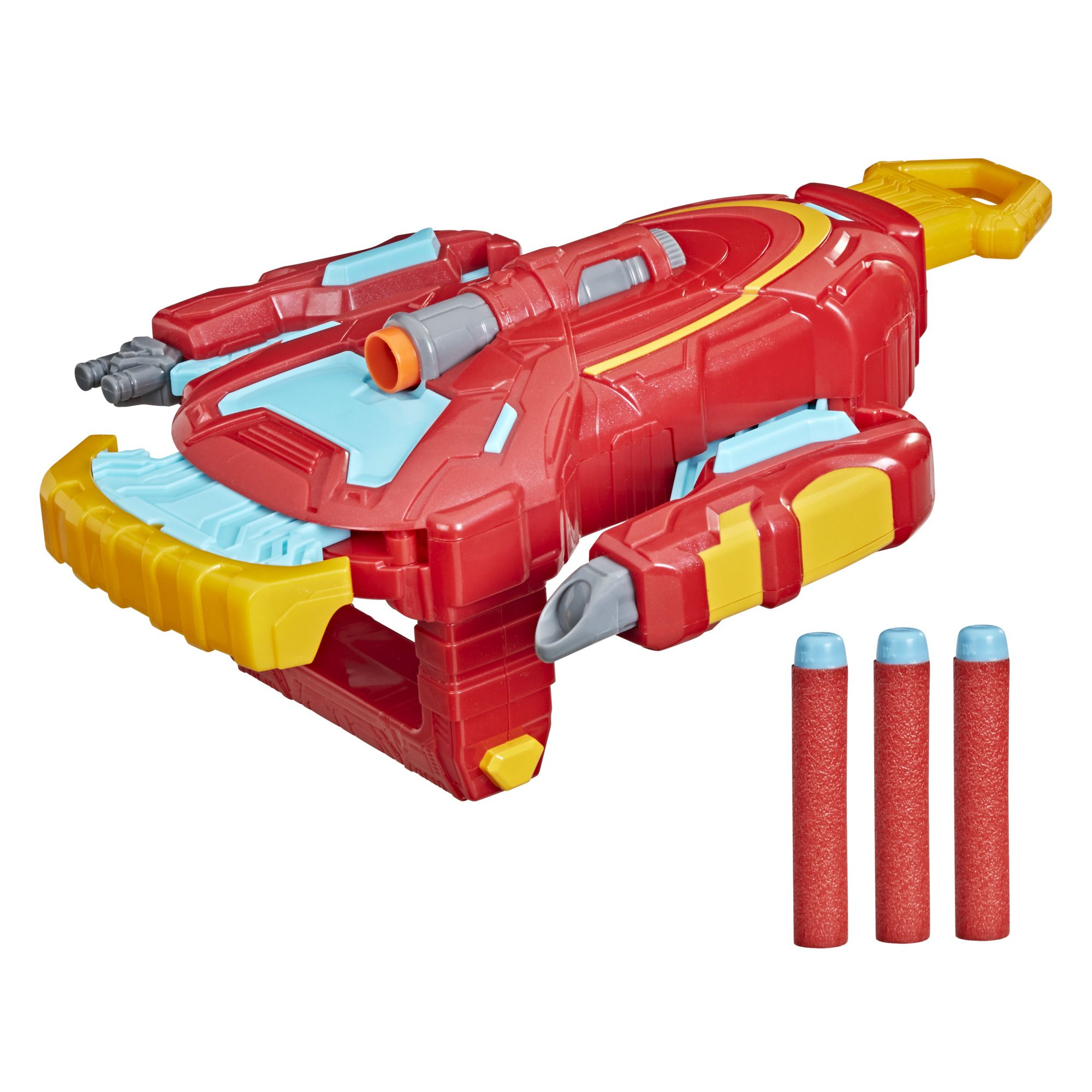 Hasbro Marvel Avengers Mech Strike Iron Man Strikeshot Gauntlet Toy, 3 NERF Darts - Walmart.com