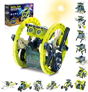 Amazon.com: STEM 12-in-1 Solar Robot Toys - STEM Projects for Kids Ages 8-12, 190 Piece Education Ro