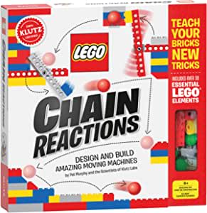 Amazon.com: LEGO Chain Reactions (Klutz Science/STEM Activity Kit), 9" Length x 1.06" Width x 10" He