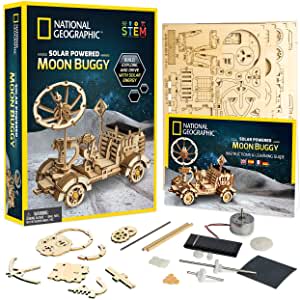 Amazon.com: NATIONAL GEOGRAPHIC Wooden Model Kit - DIY Solar-Powered Car Includes One 3D Puzzle to B