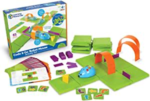 Amazon.com: Learning Resources Code & Go Robot Mouse Activity Set, STEM, Kids Coding Toy, Programs u